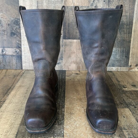 Frye 700 Square Toe Wide Boots Mens 12 W - Picture 7 of 12